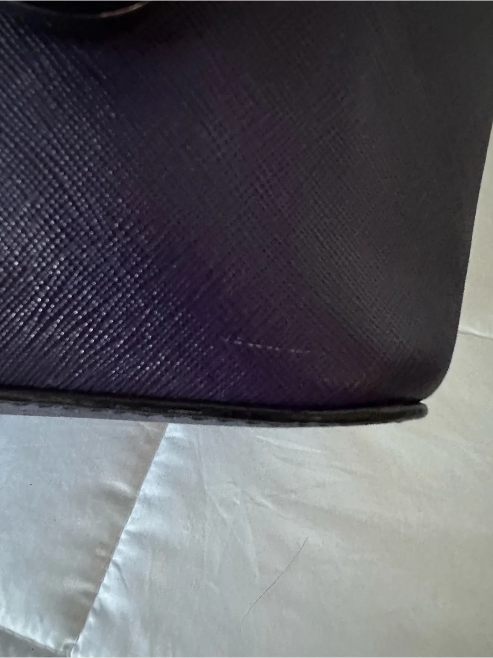 Michael Kors Purple Studded Leather Tote
